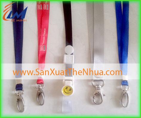 Dây đeo thẻ nhân viên loại 1cm