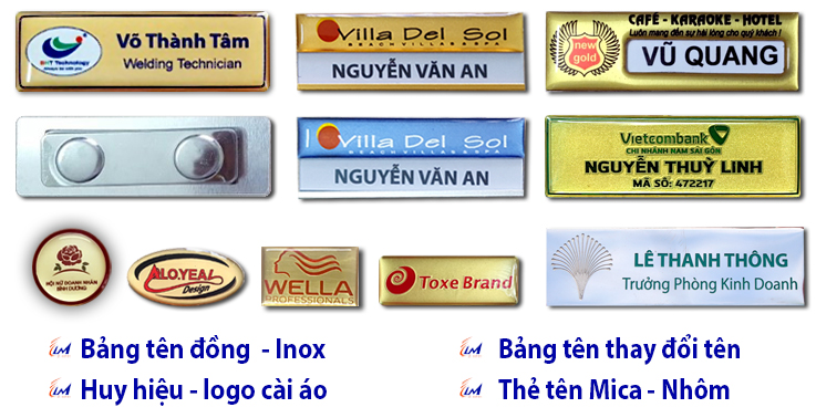 Làm Bảng Tên Nhân viên