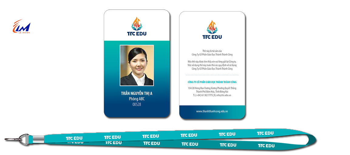 Thẻ Tên Nhân Viên bằng nhựa
