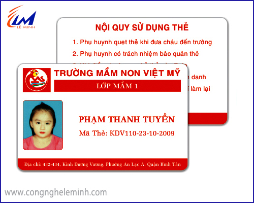 In Thẻ Sinh Viên bằng nhựa