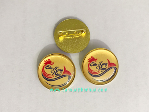 sản xuất huy hiệu đồng mẫu CỬU LONG NGƯ