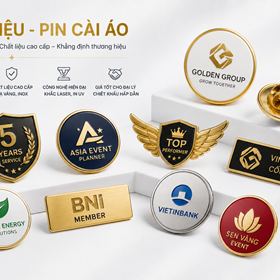 SẢN XUẤT HUY HIỆU - PIN CÀI ÁO