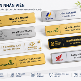 SẢN XUẤT BẢNG TÊN NHÂN VIÊN