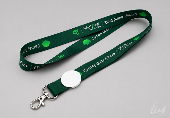 mẫu dây đeo thẻ cathay united bank