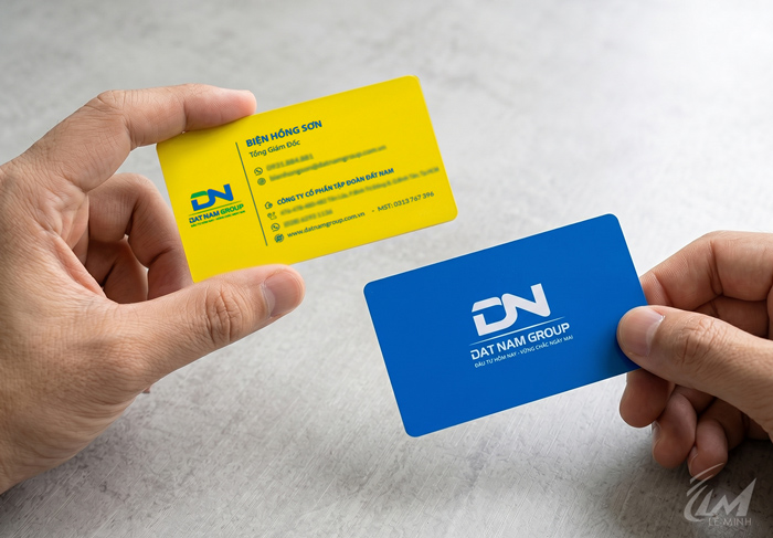 in name card theo yêu cầu