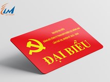 In thẻ đại hội - đại biểu