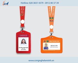 Mẫu thẻ nhân viên bằng nhựa