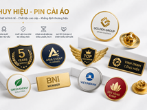 SẢN XUẤT HUY HIỆU - PIN CÀI ÁO