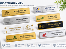 SẢN XUẤT BẢNG TÊN NHÂN VIÊN